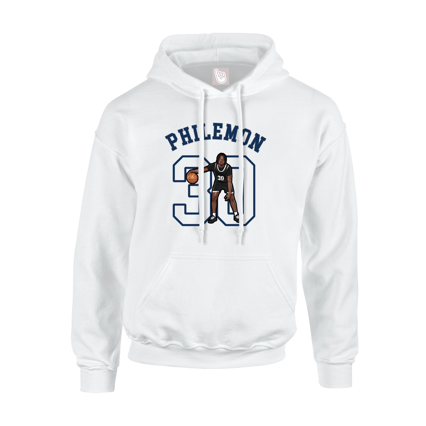 Youth Hoodie — Shirsey Arch in White