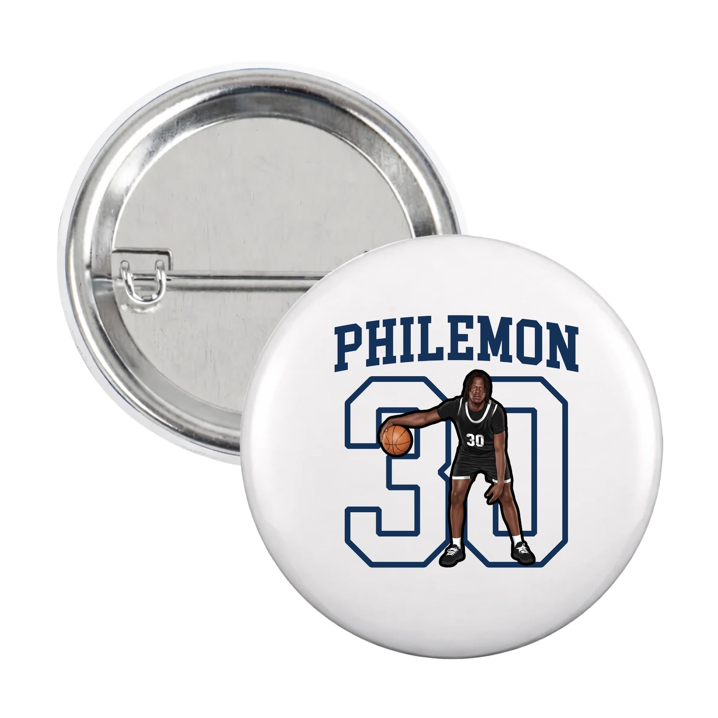 Game Day Button — Shirsey in White
