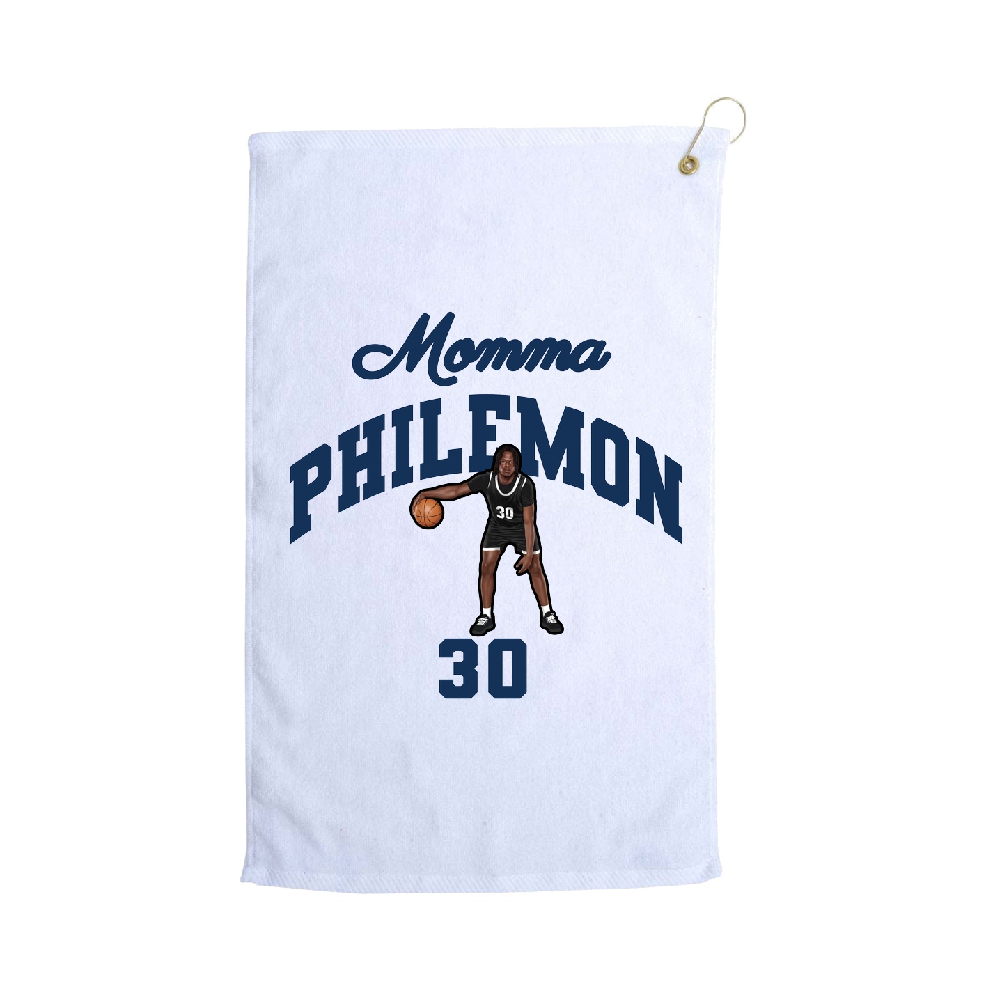 Golf Towel — Mothers Day Arch in White