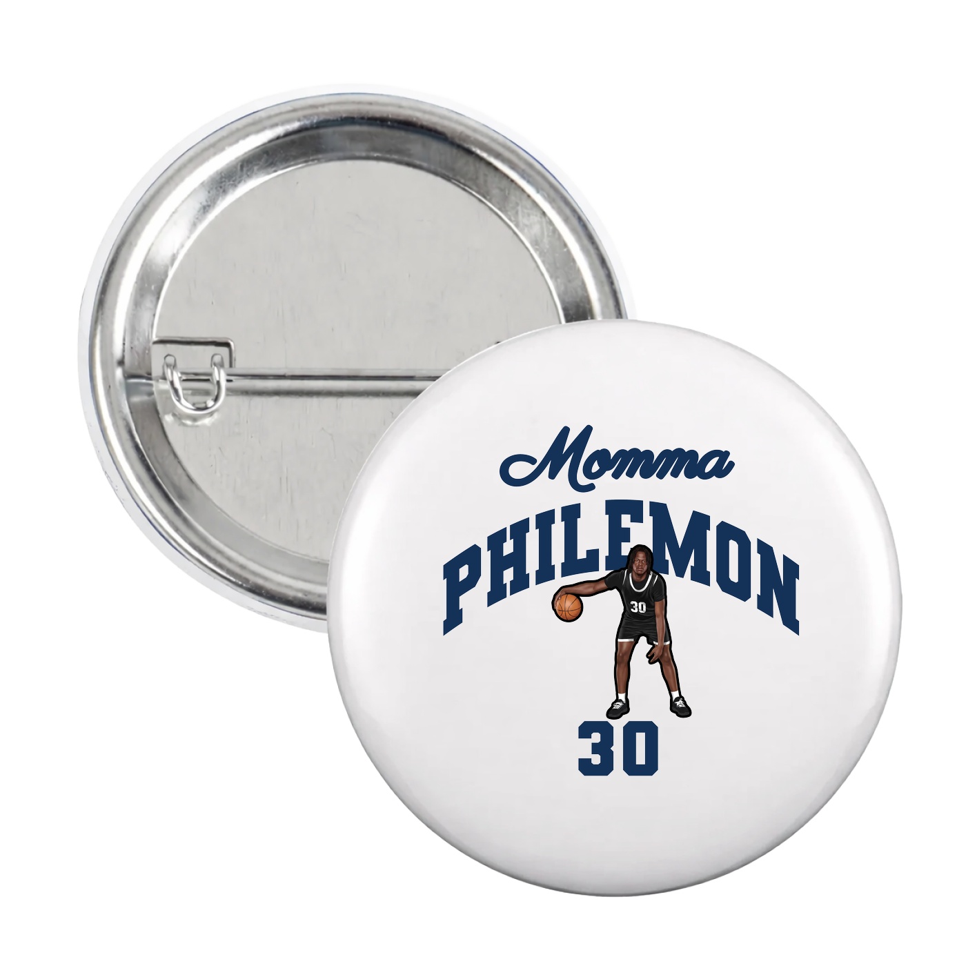 Game Day Button — Mothers Day Arch in White