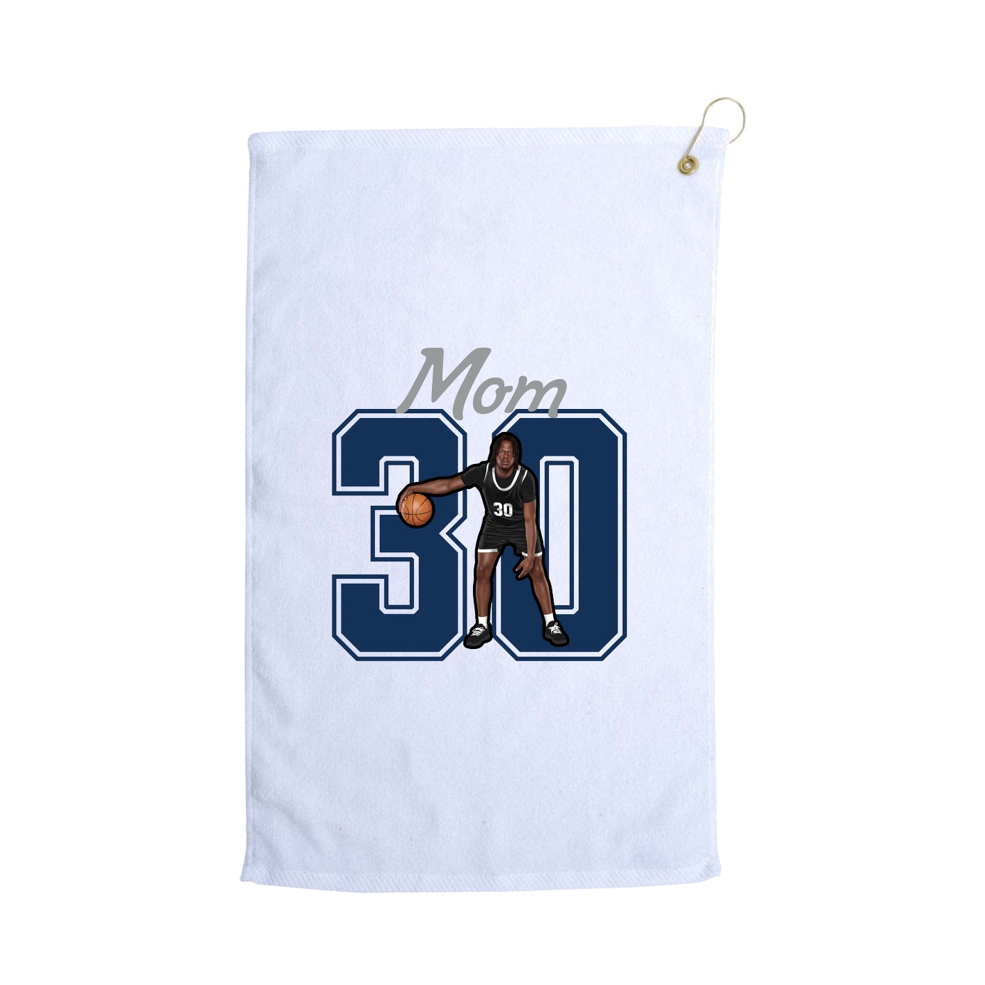 Golf Towel — Mothers Day Shirsey in White