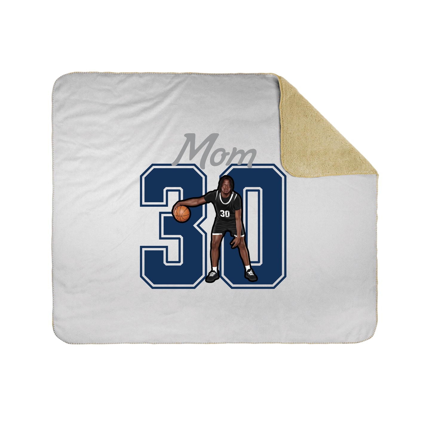Throw Blanket — Mothers Day Shirsey in White
