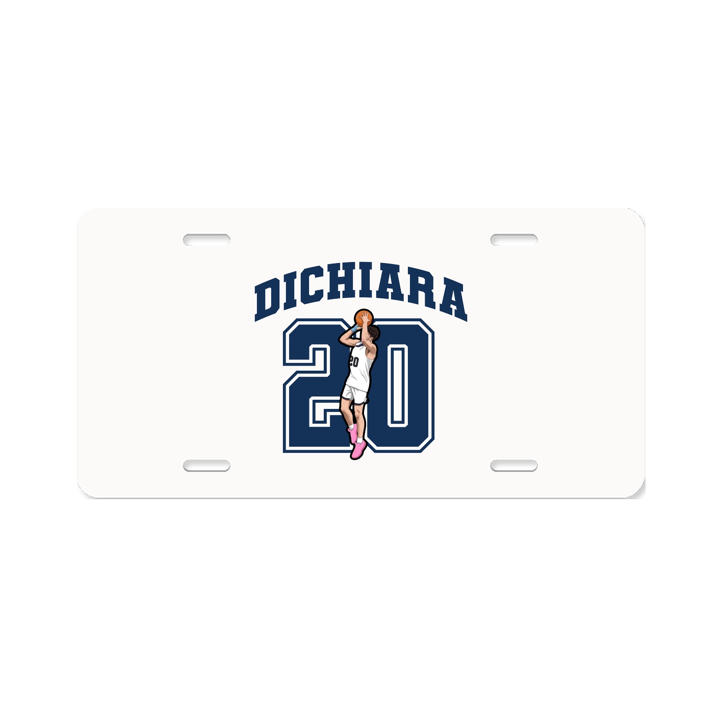 License Plate — Number in Classic