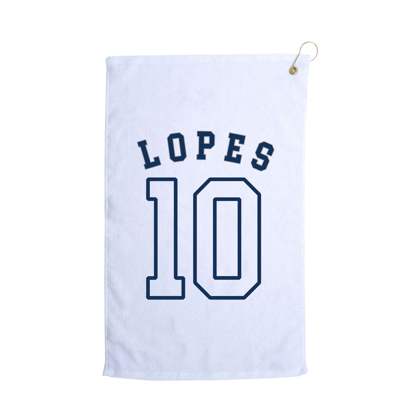 Golf Towel — Shirsey Arch in White