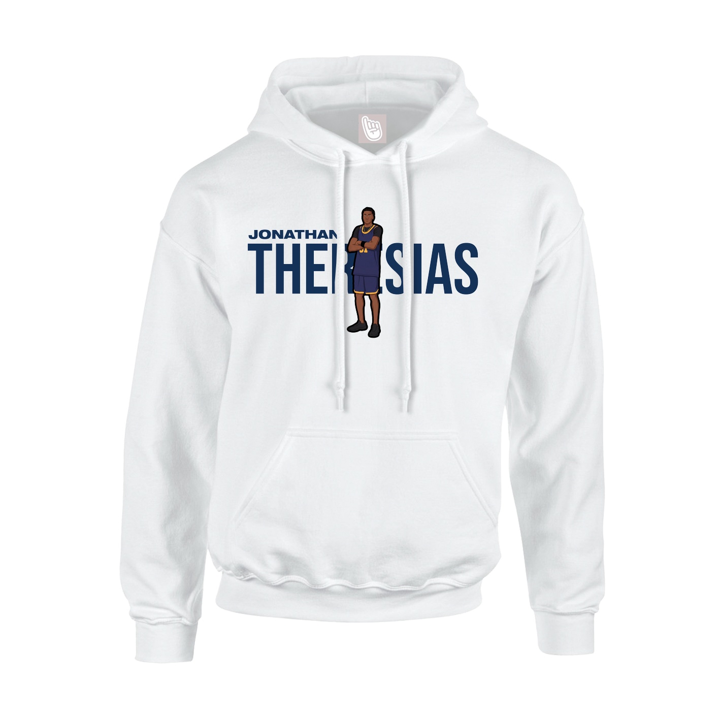 Youth Hoodie — Player Name in White