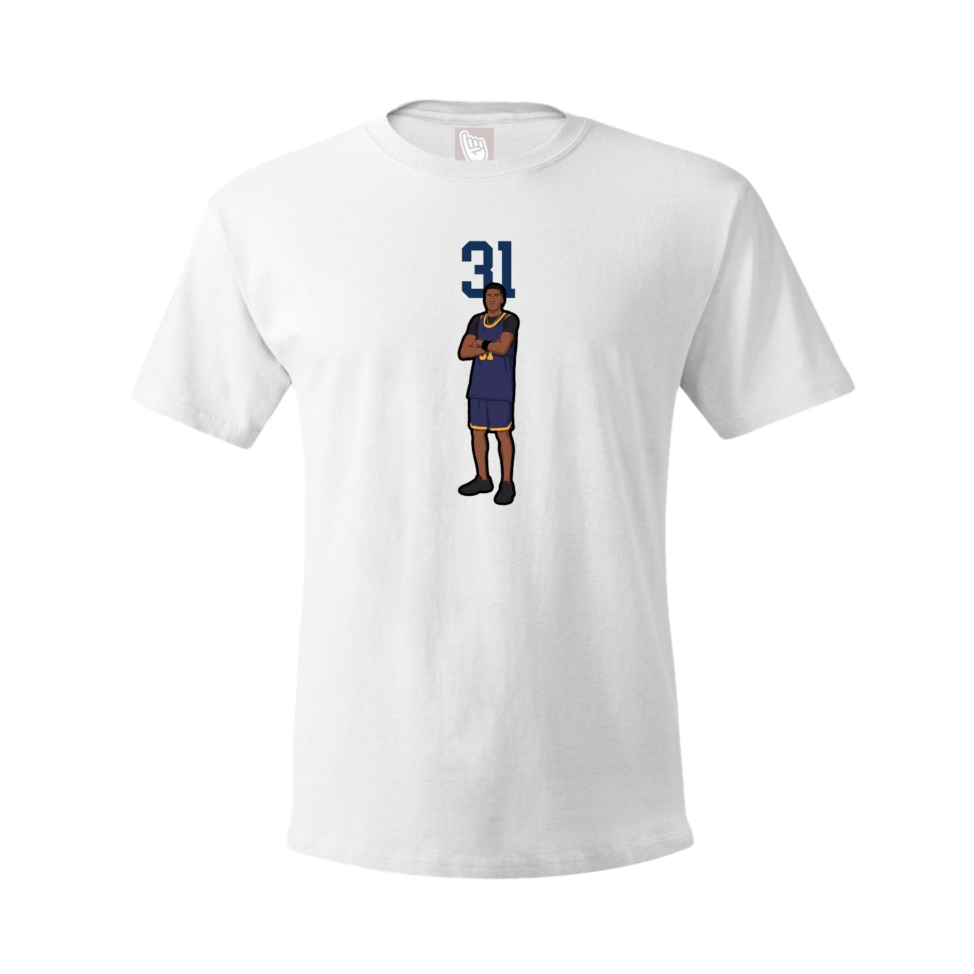 Tee — Number Top in White