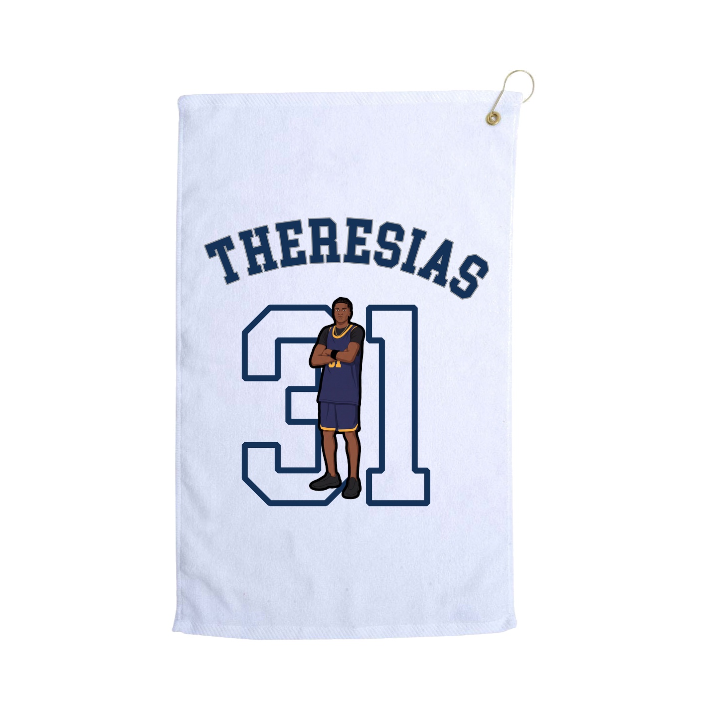 Golf Towel — Shirsey Arch in White