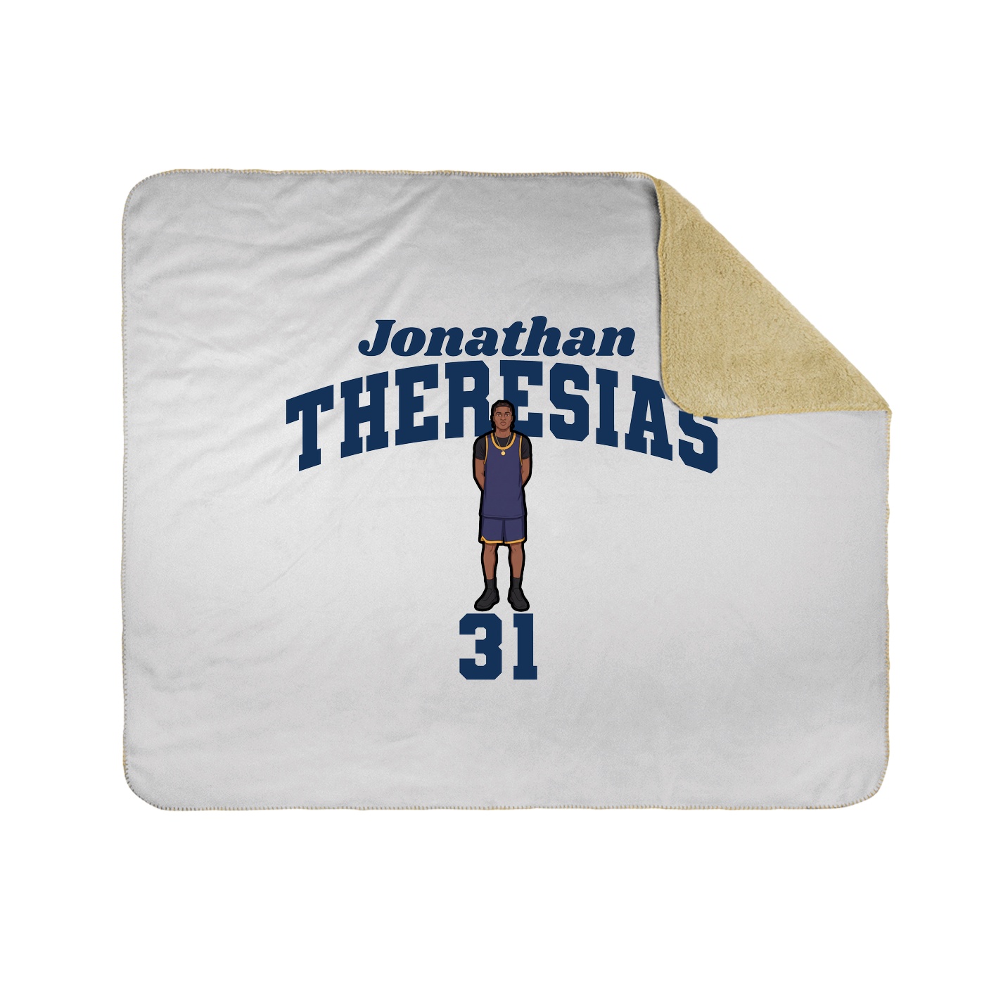 Throw Blanket — Signature Arch in White