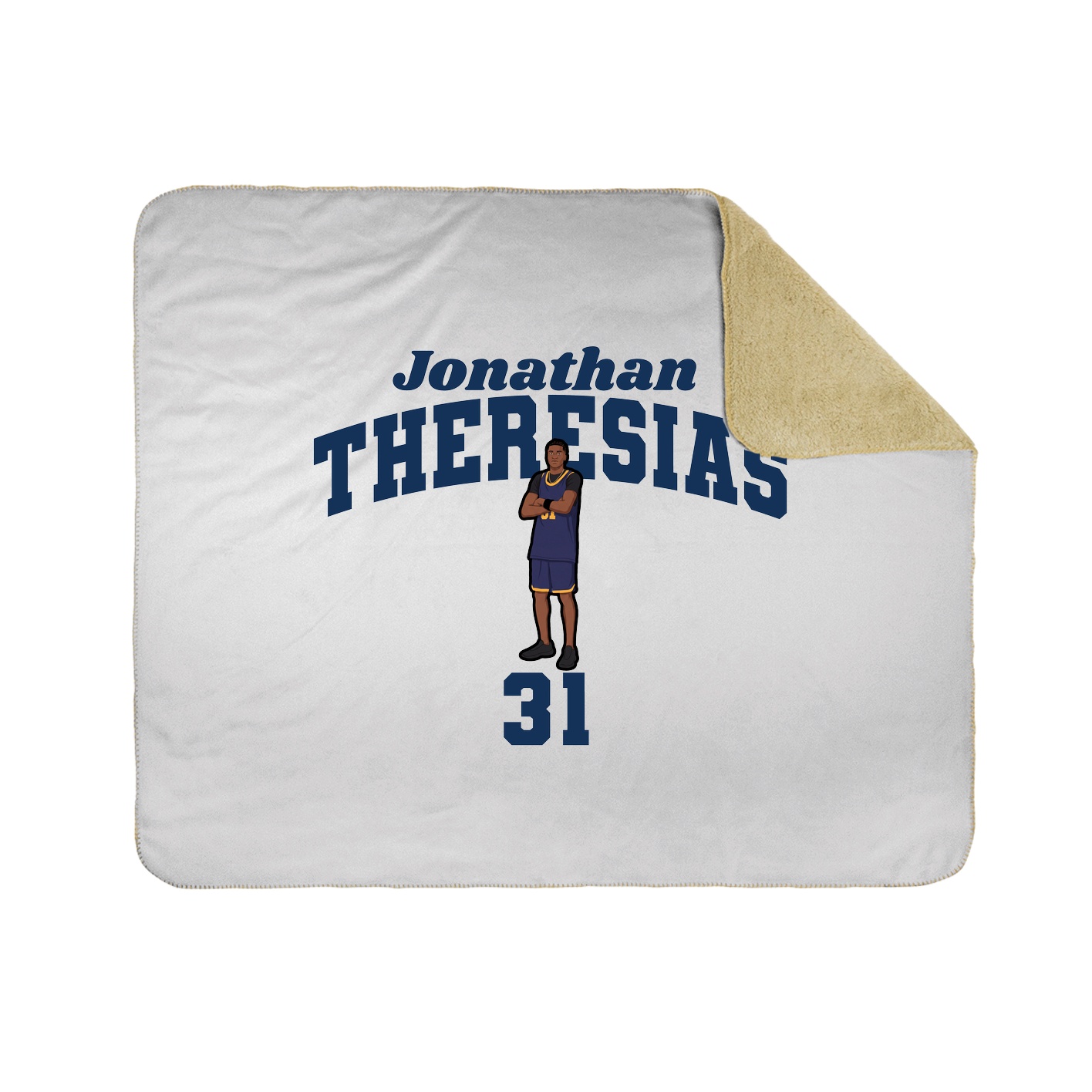 Throw Blanket — Signature Arch in White