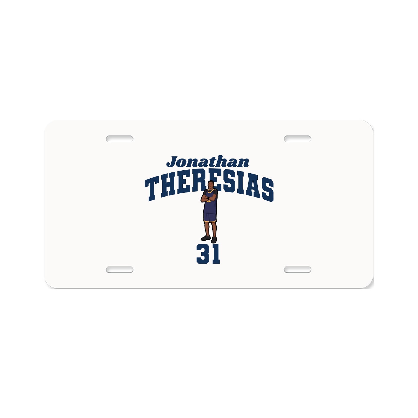 License Plate — Signature Arch in Classic