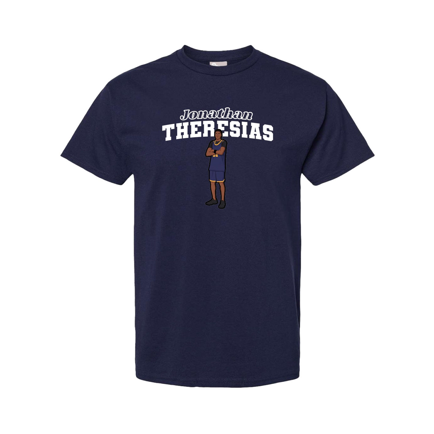 Youth Tee — Name Arch in Navy