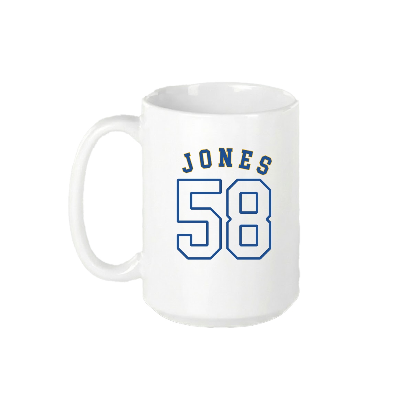 15oz Coffee Mug — Shirsey Arch in White