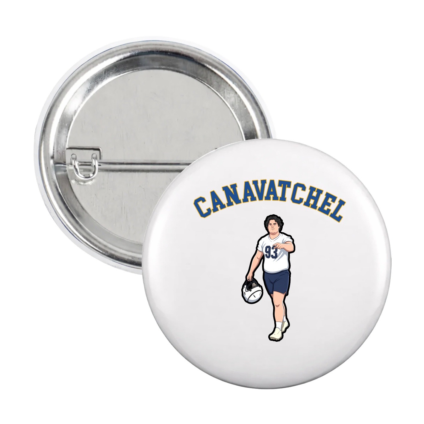 Game Day Button — Shirsey Arch in White