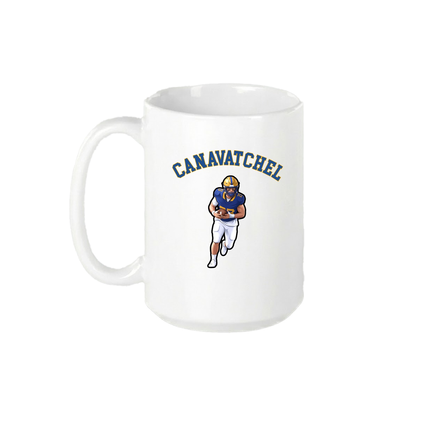 15oz Coffee Mug — Shirsey Arch in White
