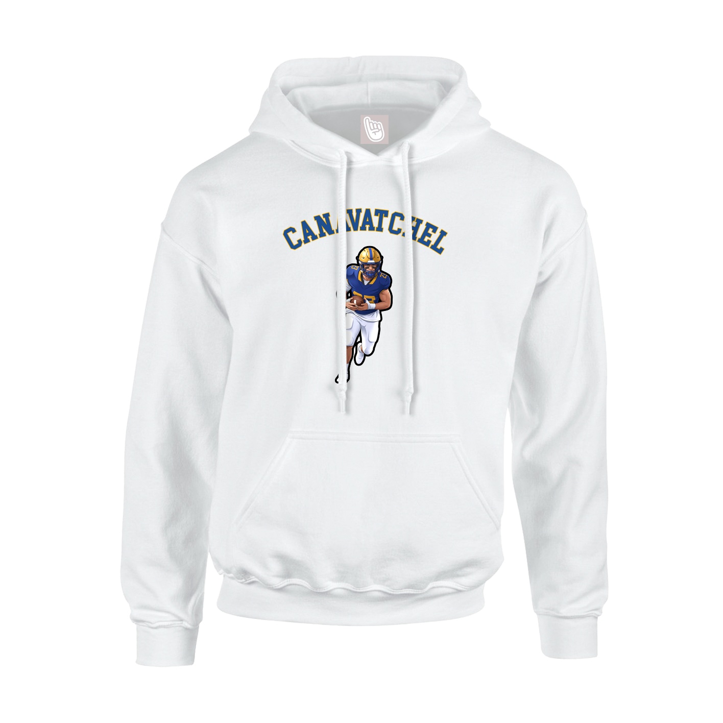 Youth Hoodie — Shirsey Arch in White