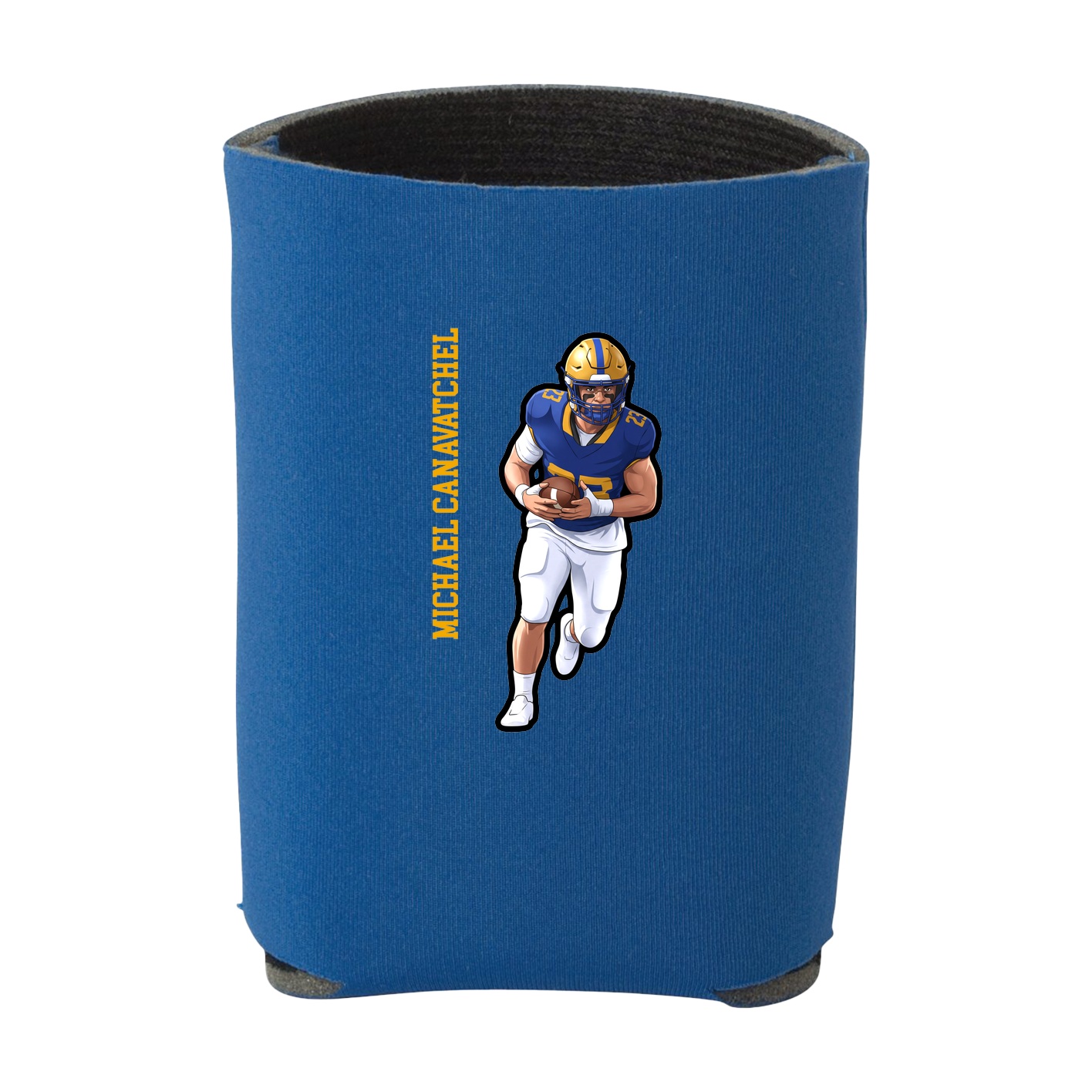 Can Holder — Name Vertical in Royal