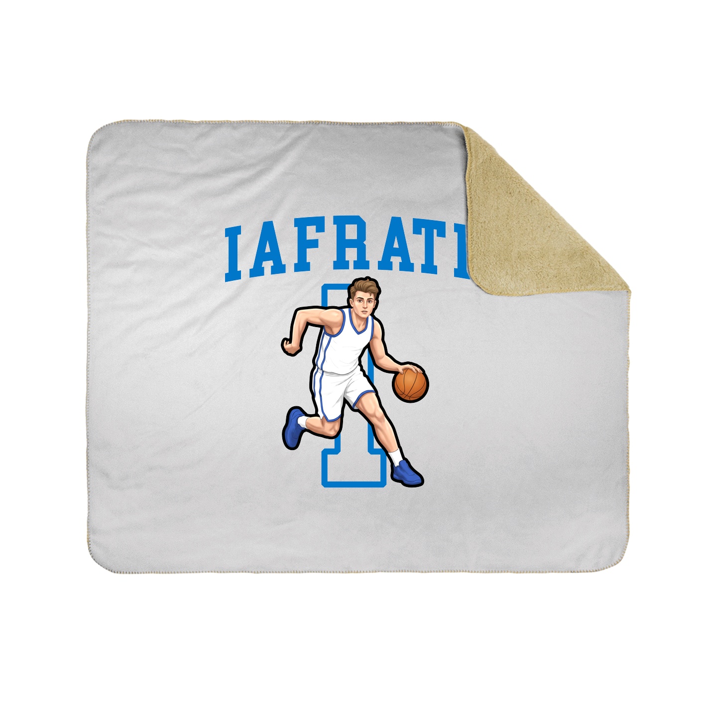 50x60 Sherpa Lined Throw Blanket