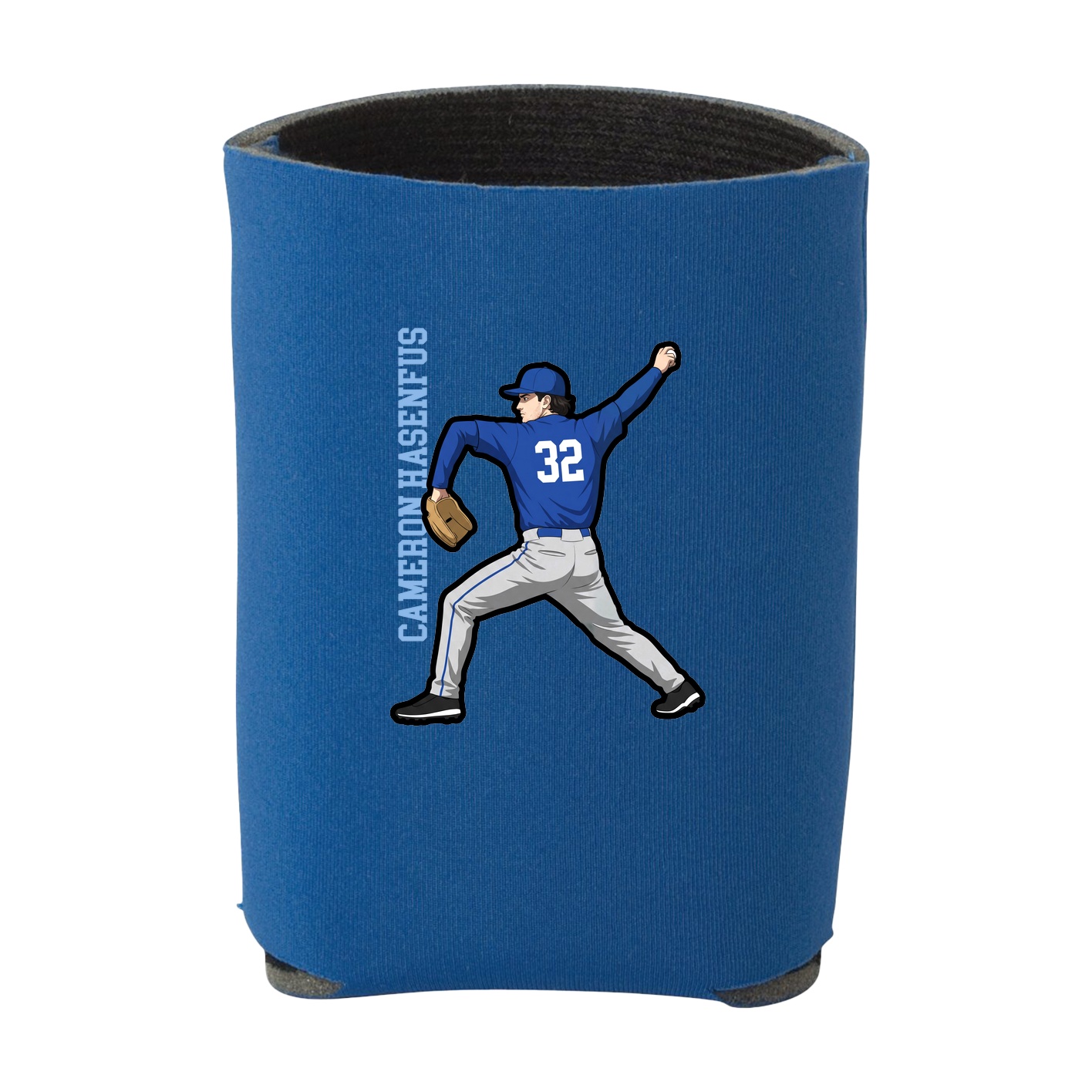 Can Holder — Name Vertical in Royal
