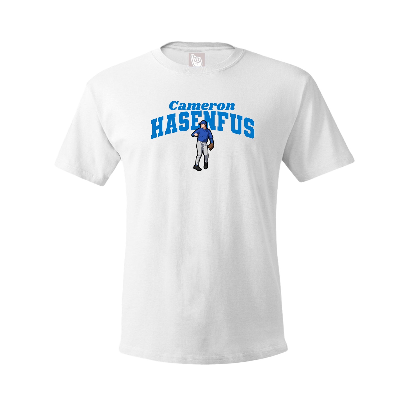 Youth Tee — Signature Arch in White