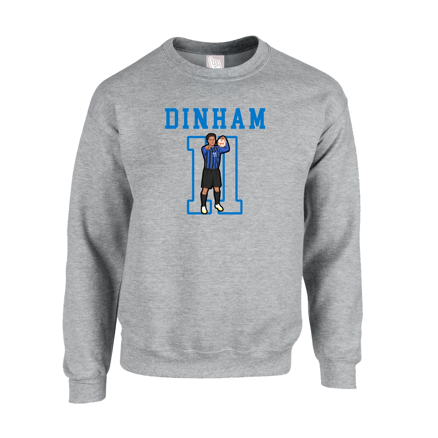 Fleece Crew — Shirsey in Grey