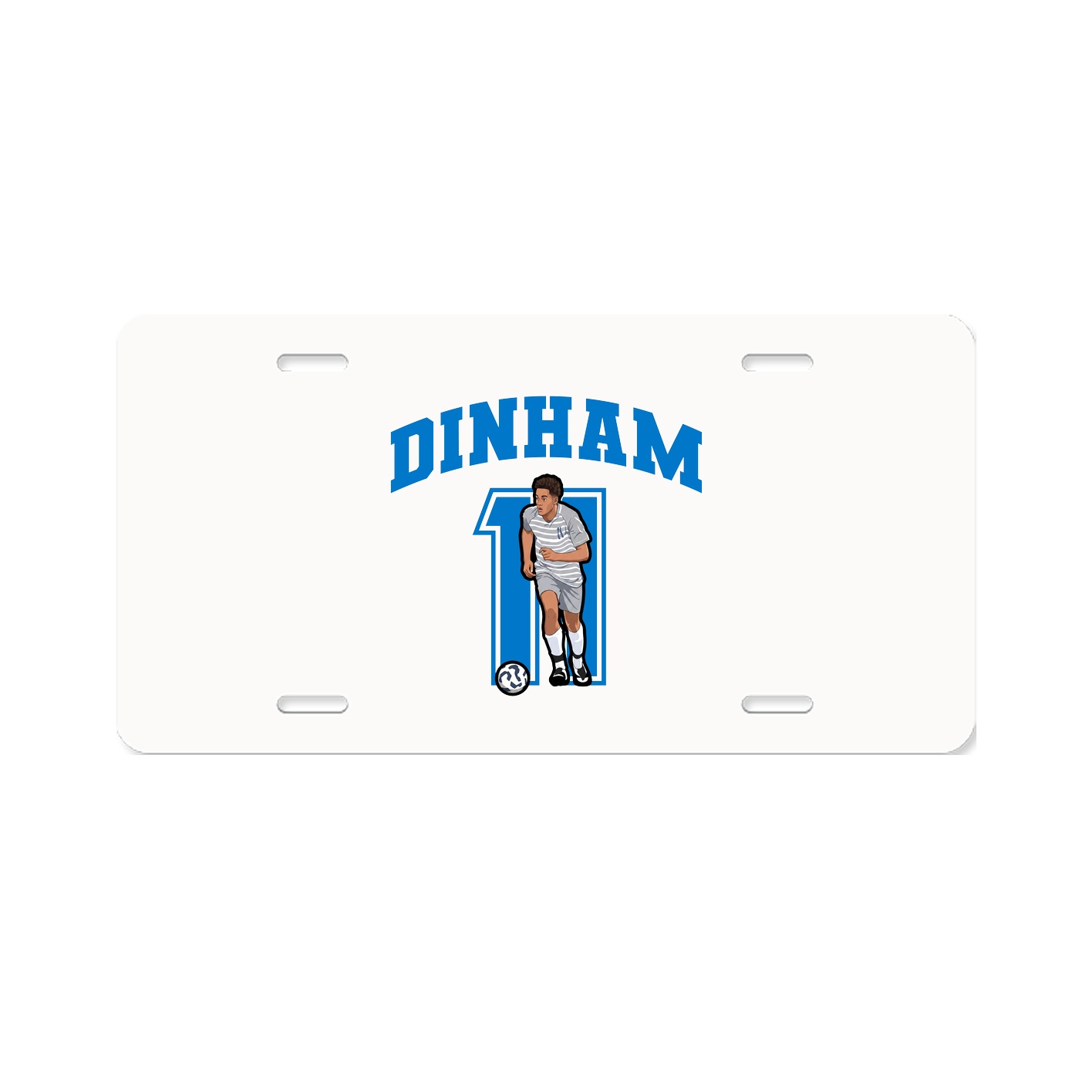 License Plate — Number in Classic