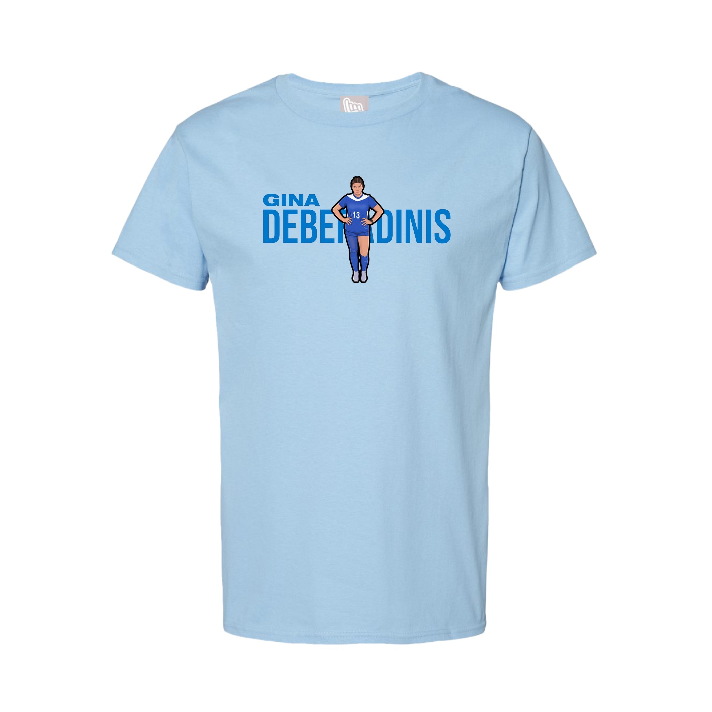 Tee — Player Name in Light Blue