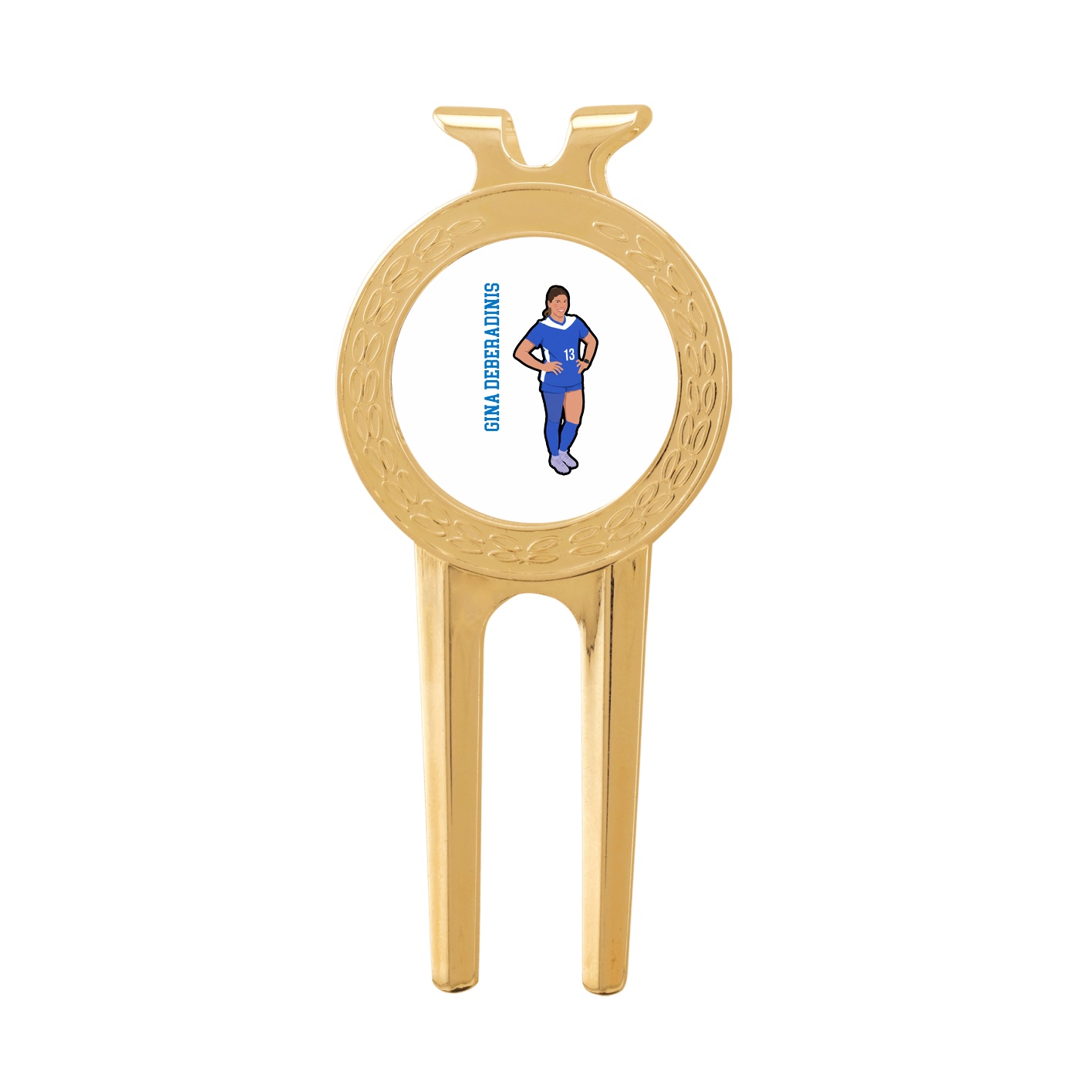 Divot Tool with Ball Marker — Name Vertical in Classic