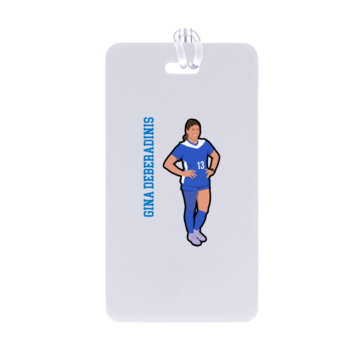 Bag Tag — Name Vertical in Classic