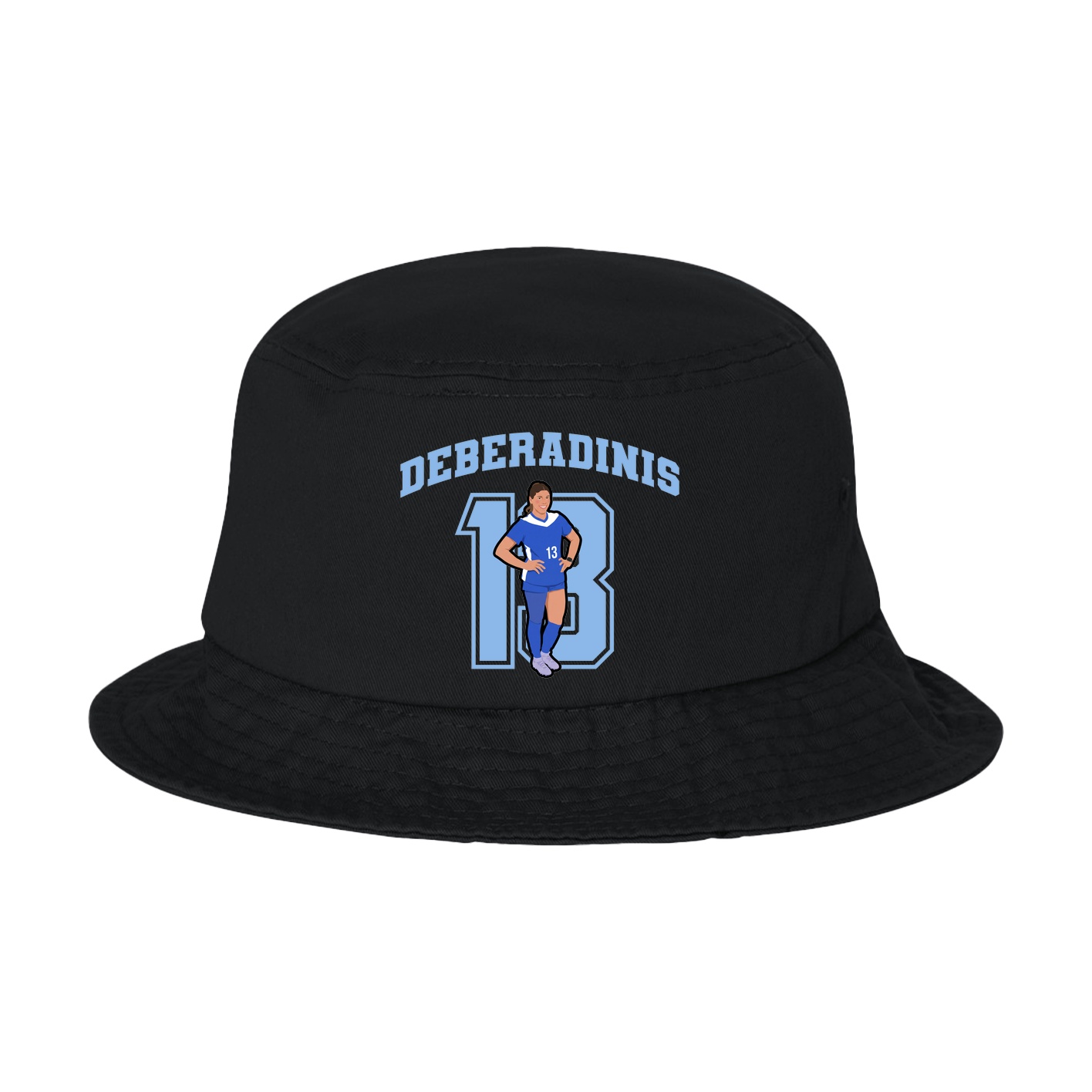 Bucket Cap — Number in Black