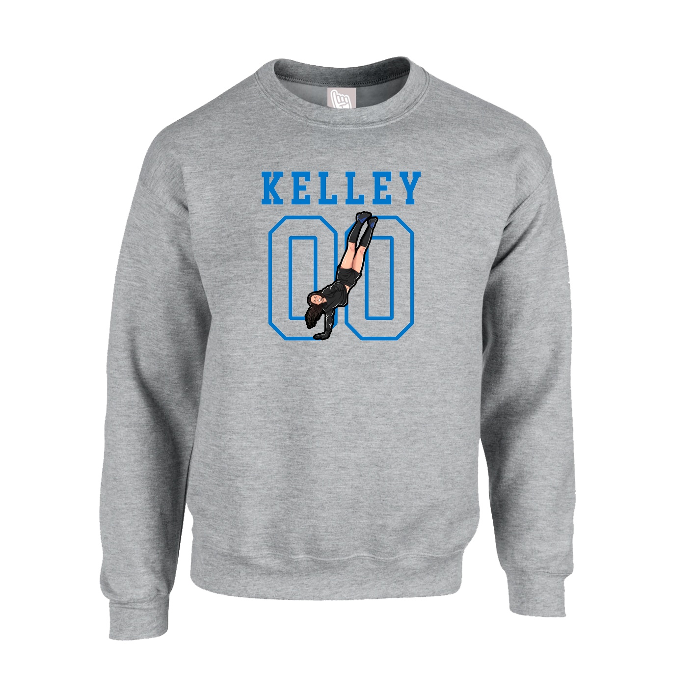 Fleece Crew — Shirsey in Grey