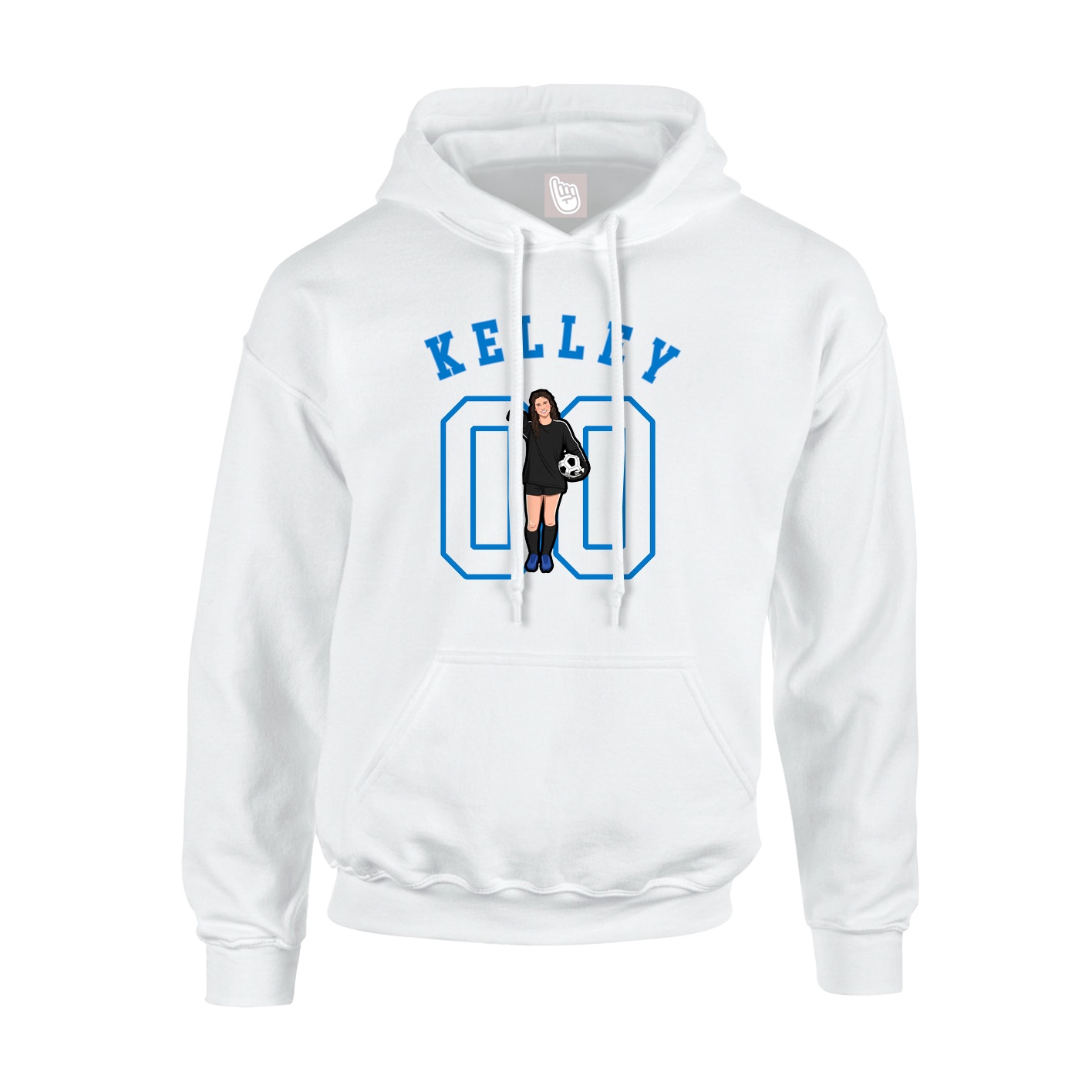 Hoodie — Shirsey Arch in White