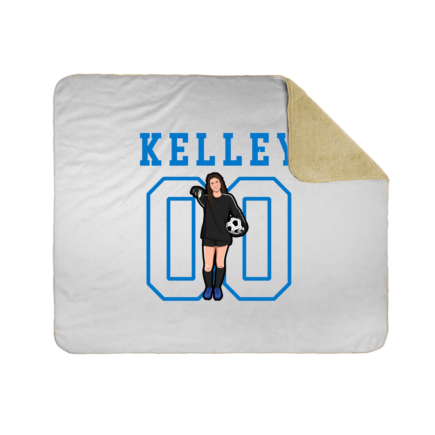 Throw Blanket — Shirsey in White