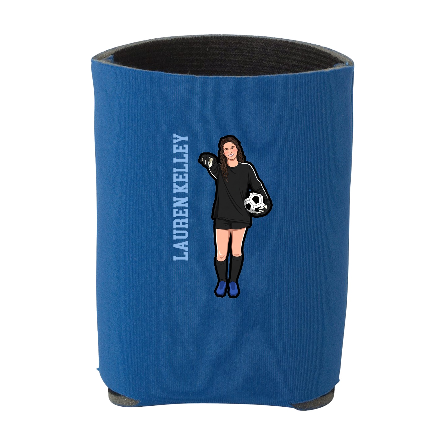 Can Holder — Name Vertical in Royal
