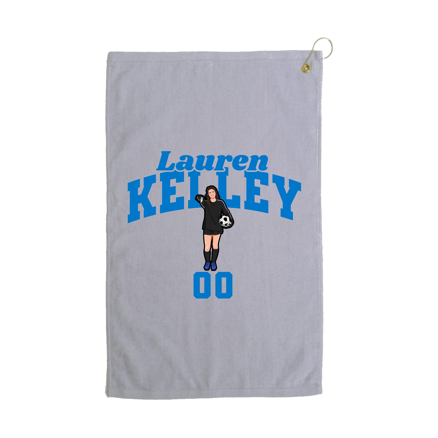 Golf Towel — Signature Arch in Grey