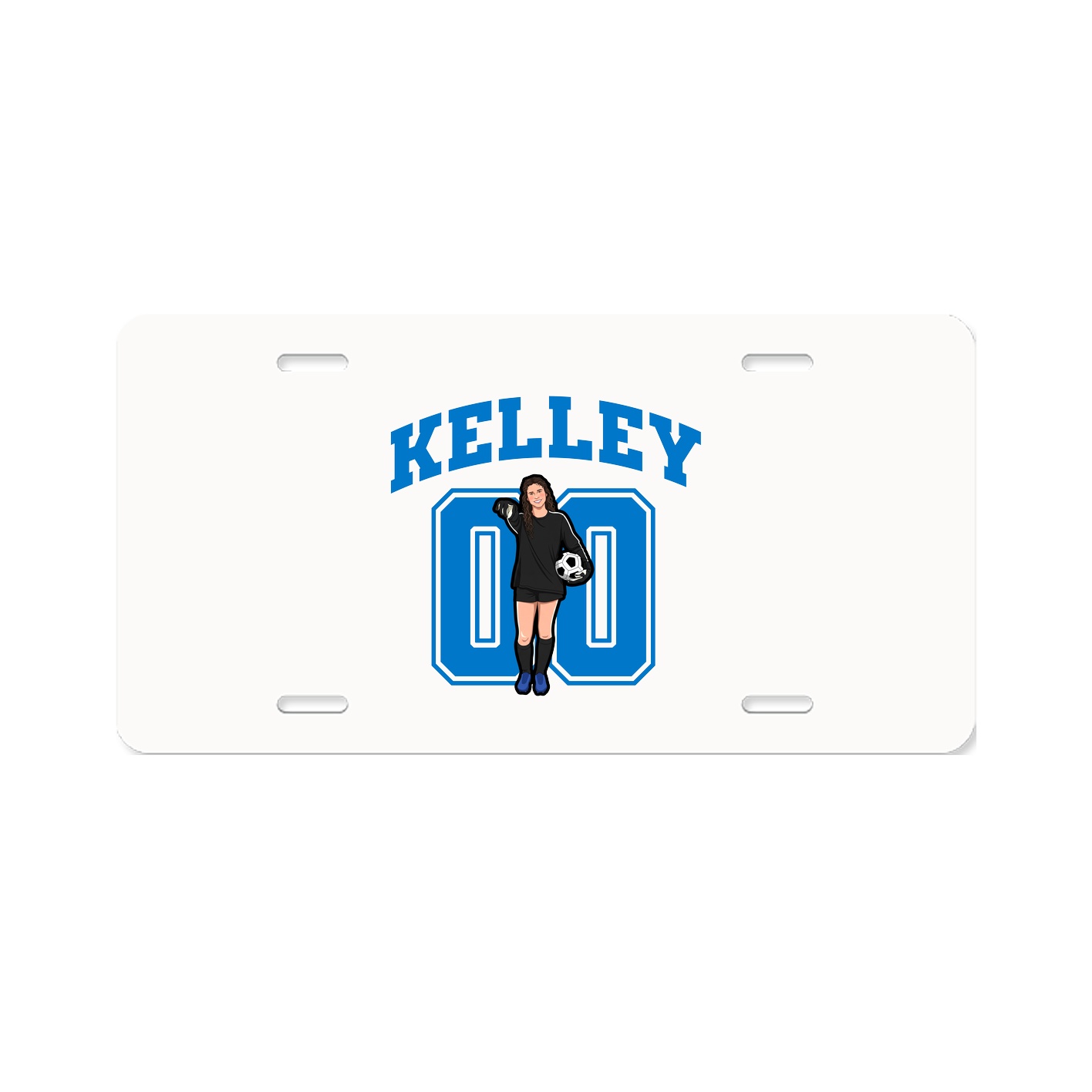 License Plate — Number in Classic