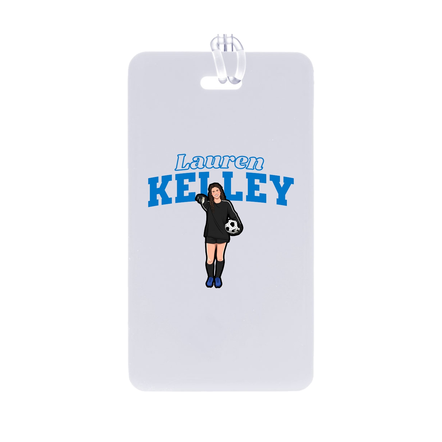 Bag Tag — Name Arch in Classic