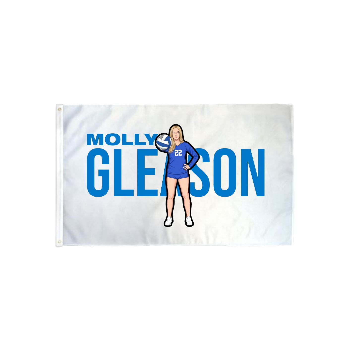3x5 Flag — Player Name in Classic