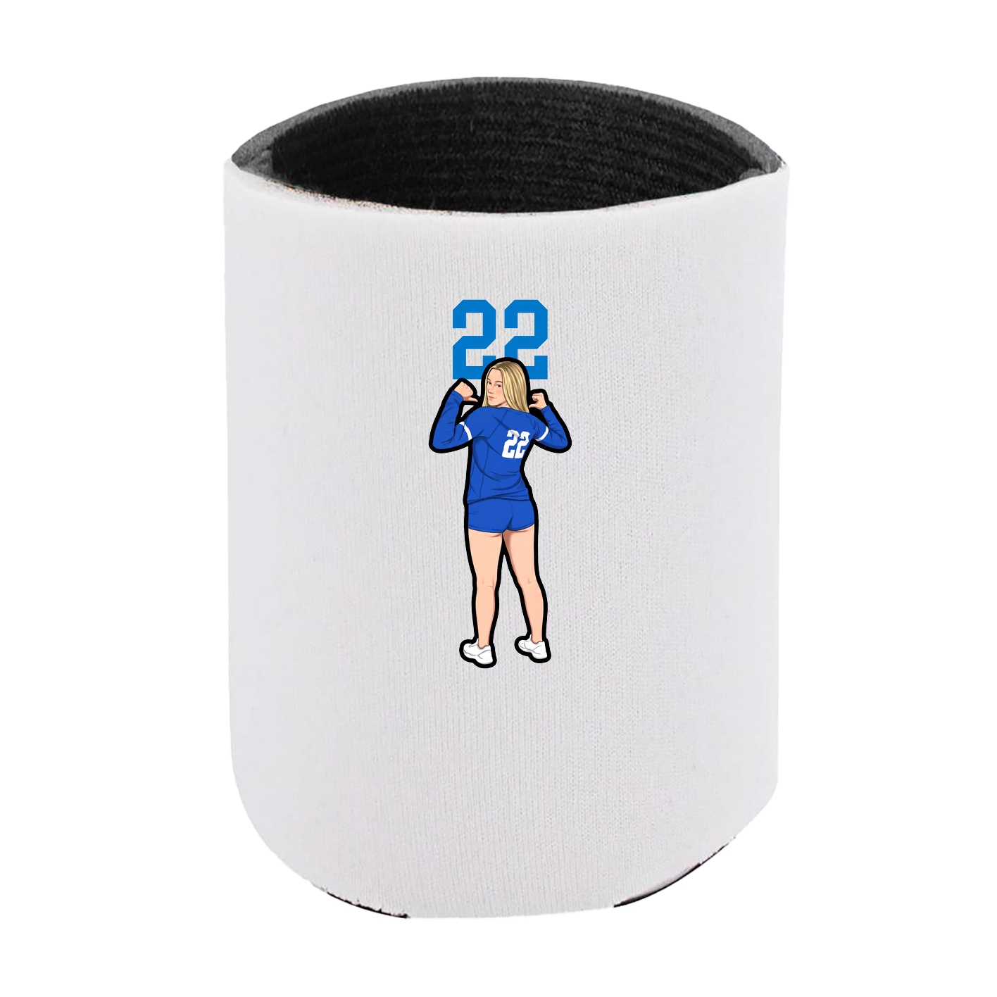 Can Holder — Number Top in White