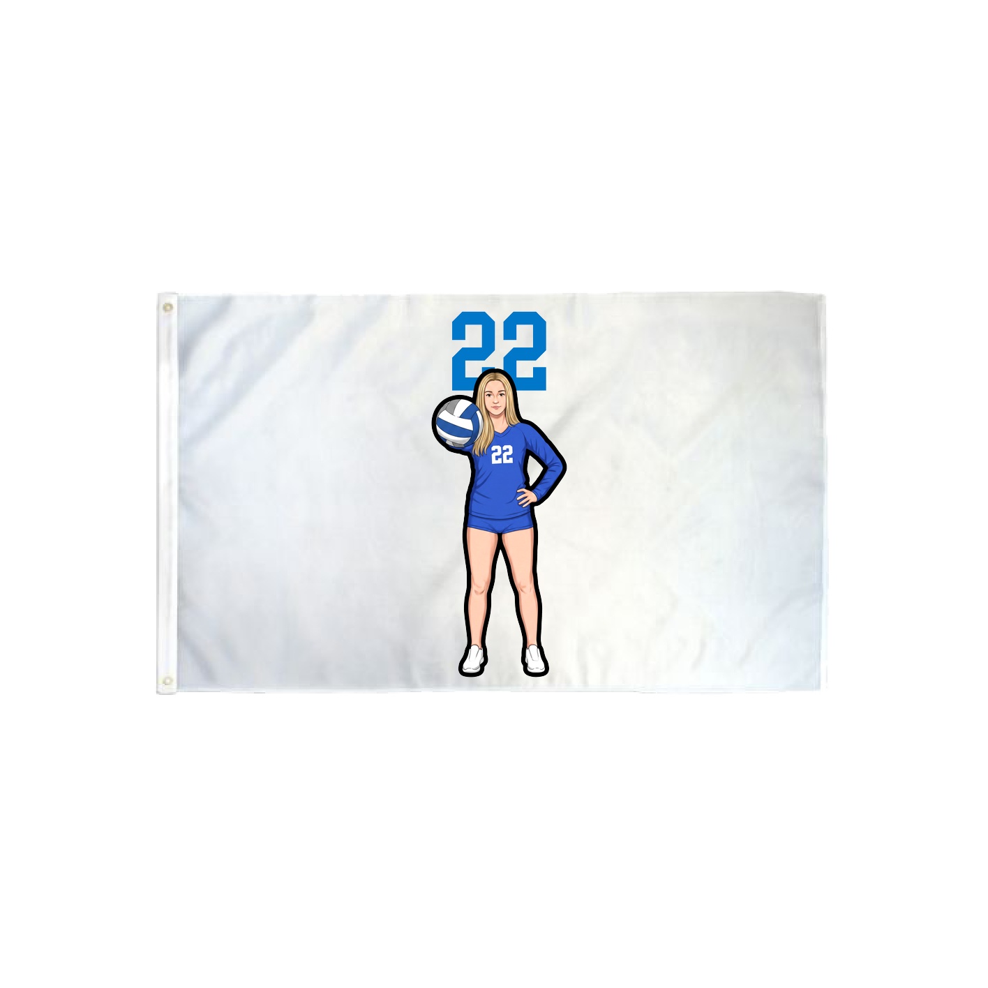 3x5 Flag — Number Top in Classic