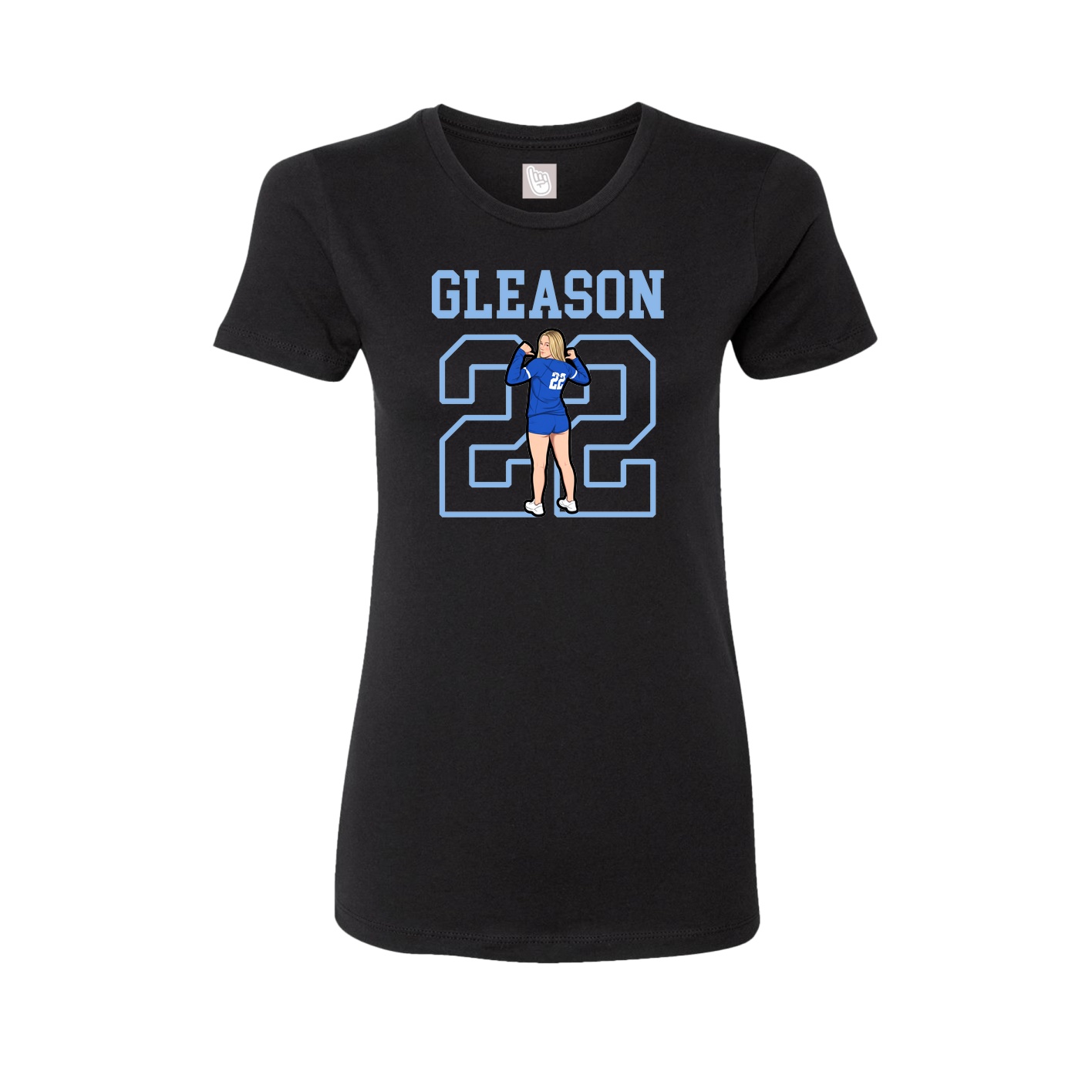Fitted Women's Tee — Shirsey in Black
