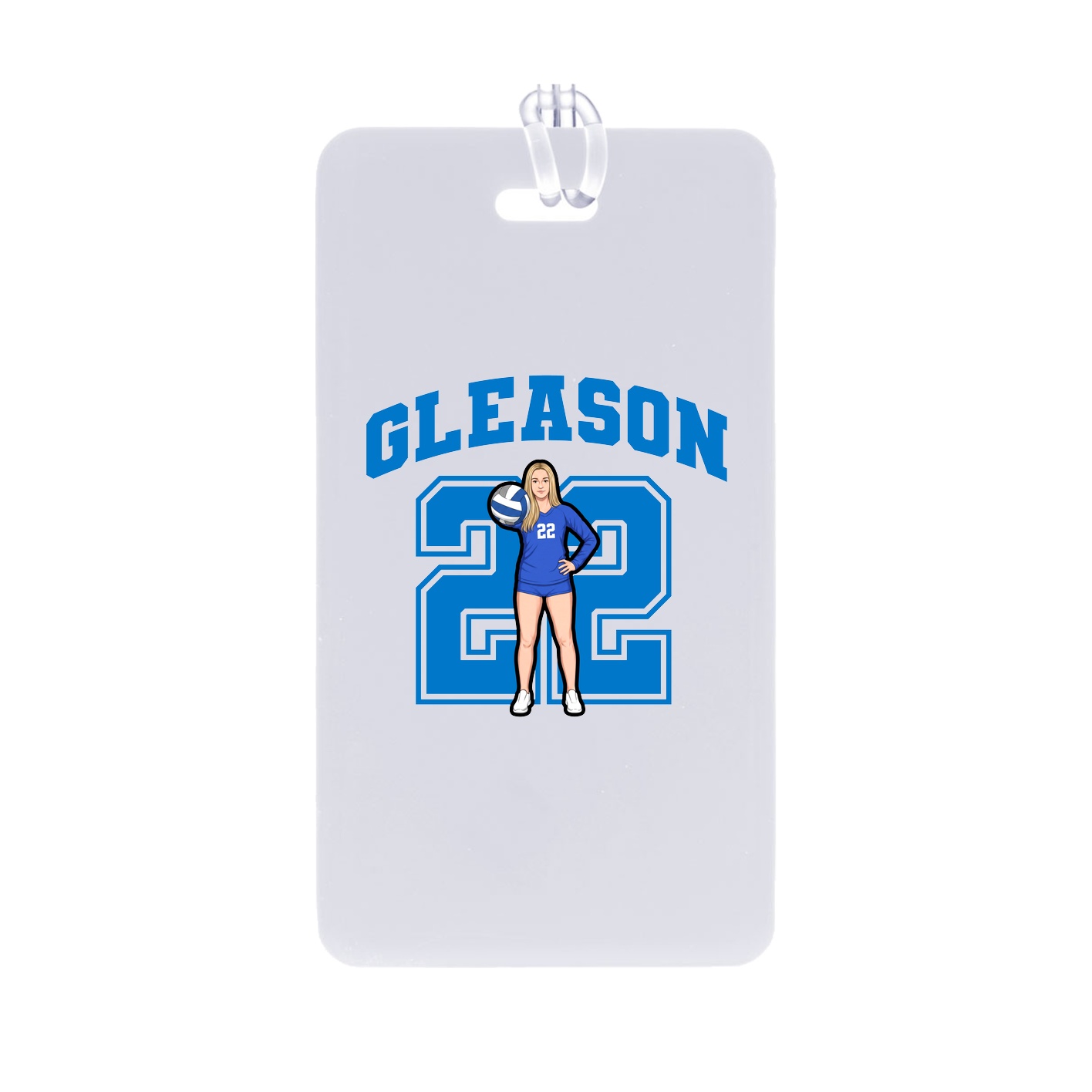 Bag Tag — Number in Classic
