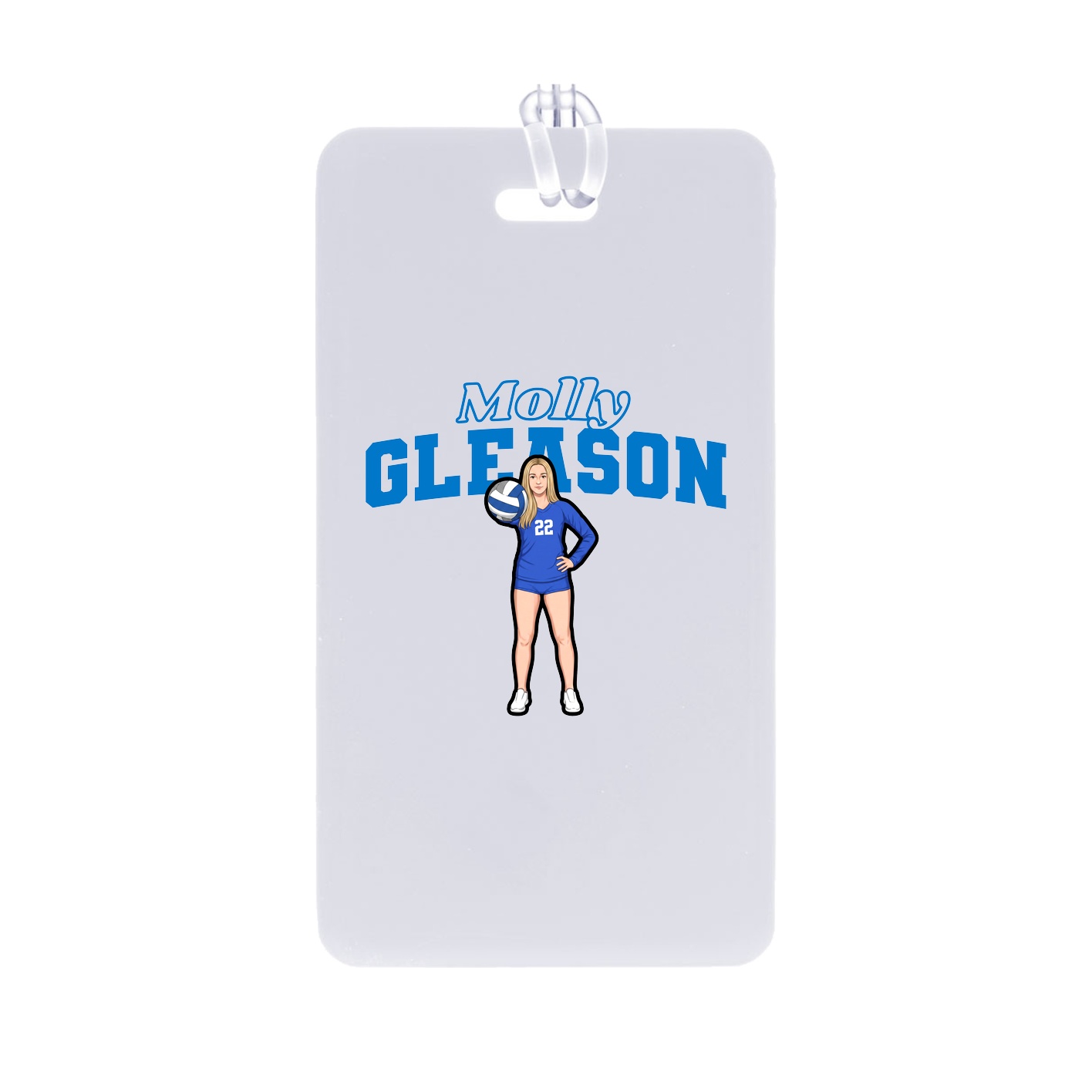 Bag Tag — Name Arch in Classic