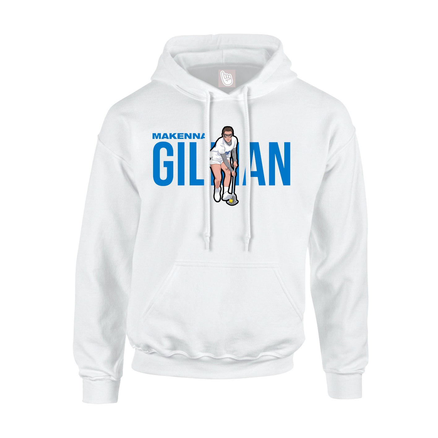Hoodie — Player Name in White