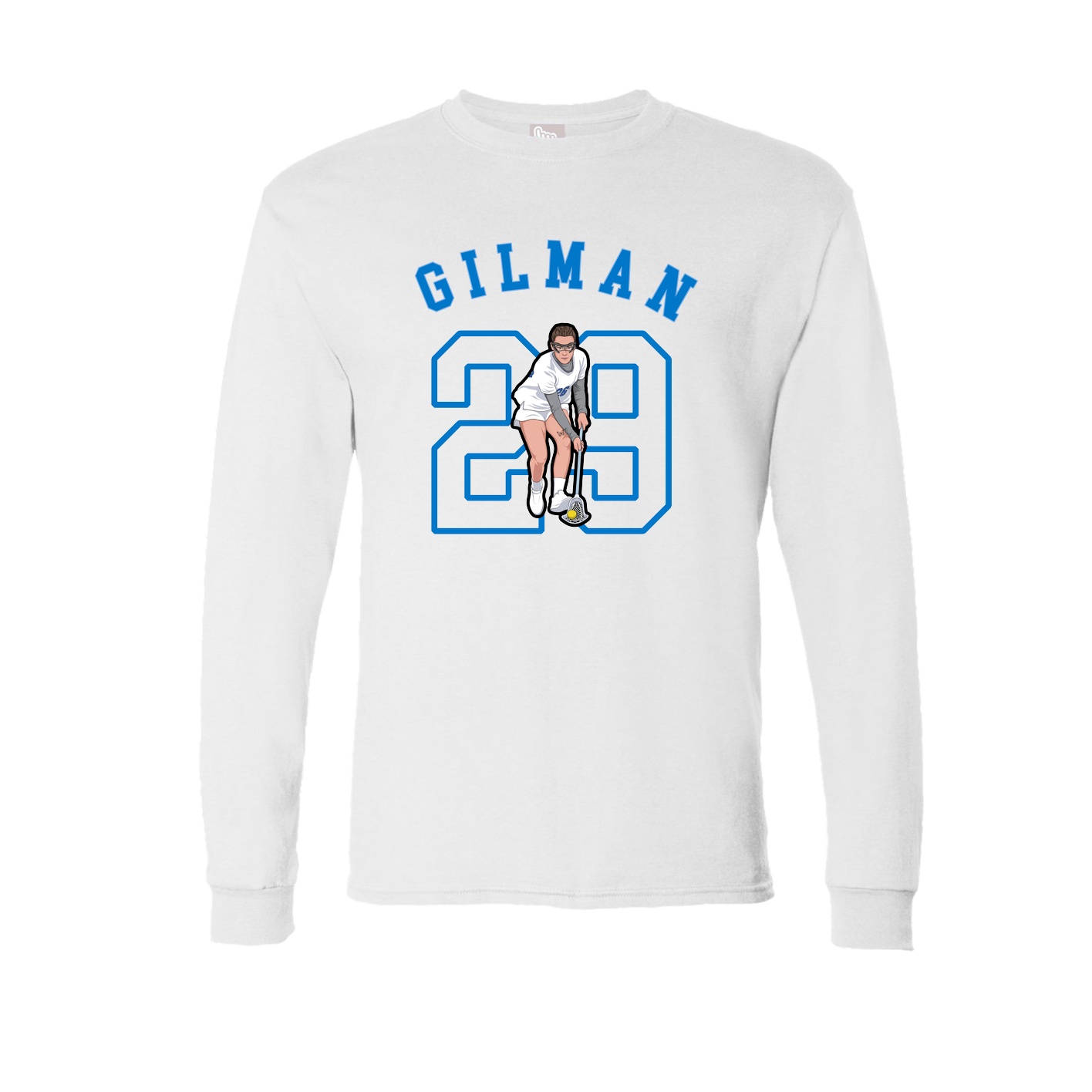 Long Sleeve Tee — Shirsey Arch in White