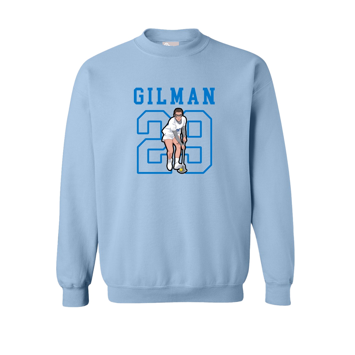 Fleece Crew — Shirsey in Light Blue