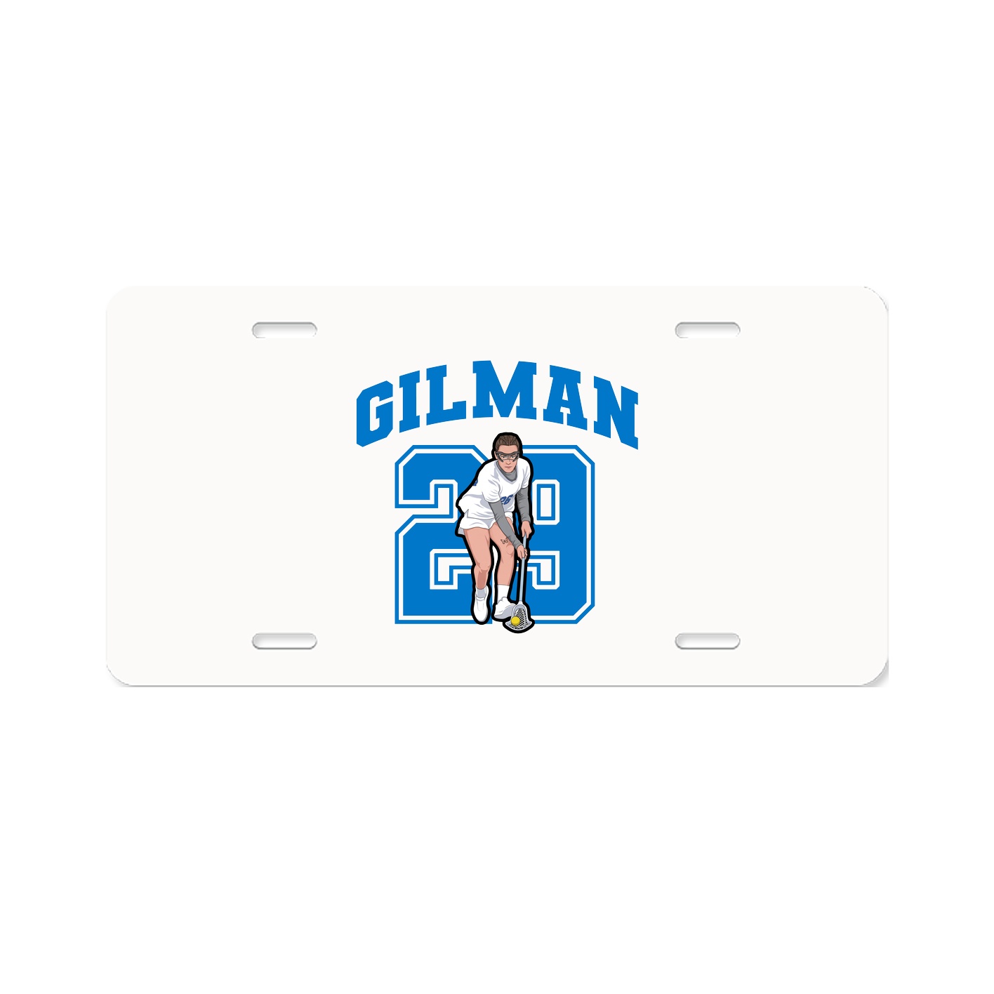 License Plate — Number in Classic