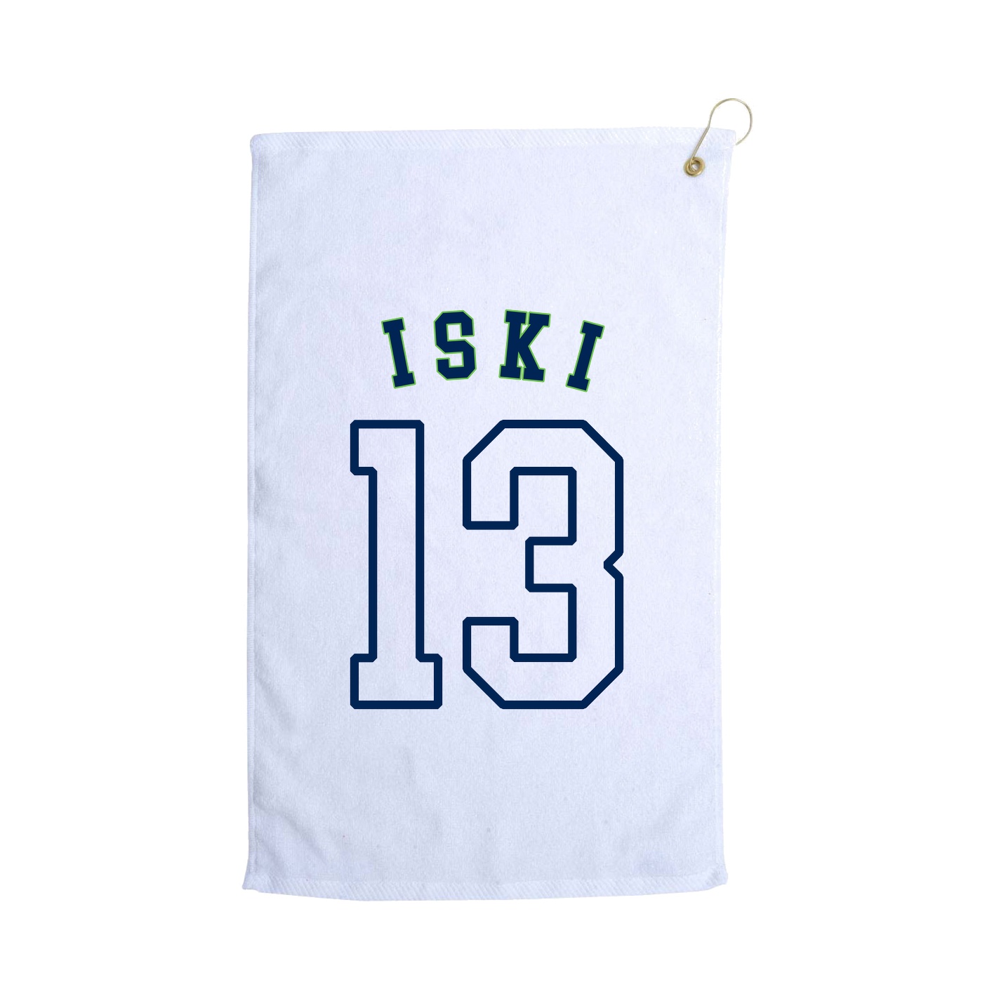 Golf Towel — Shirsey Arch in White