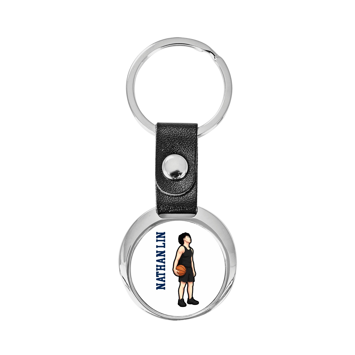 Key Chain — Name Vertical in Classic