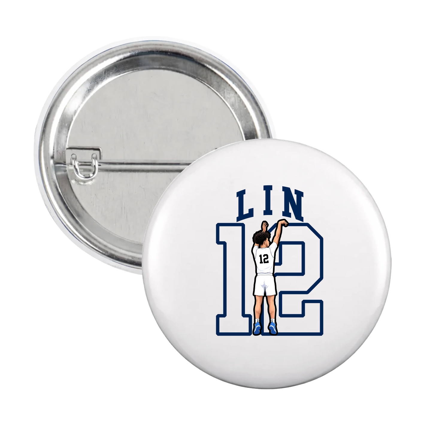 Game Day Button — Shirsey in White