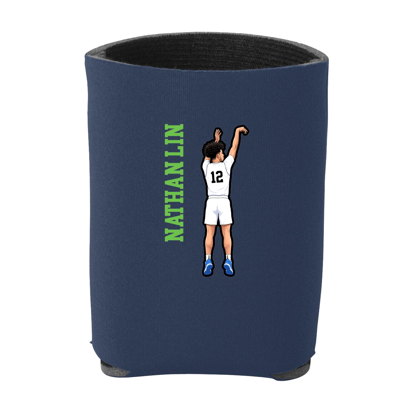 Can Holder — Name Vertical in Navy